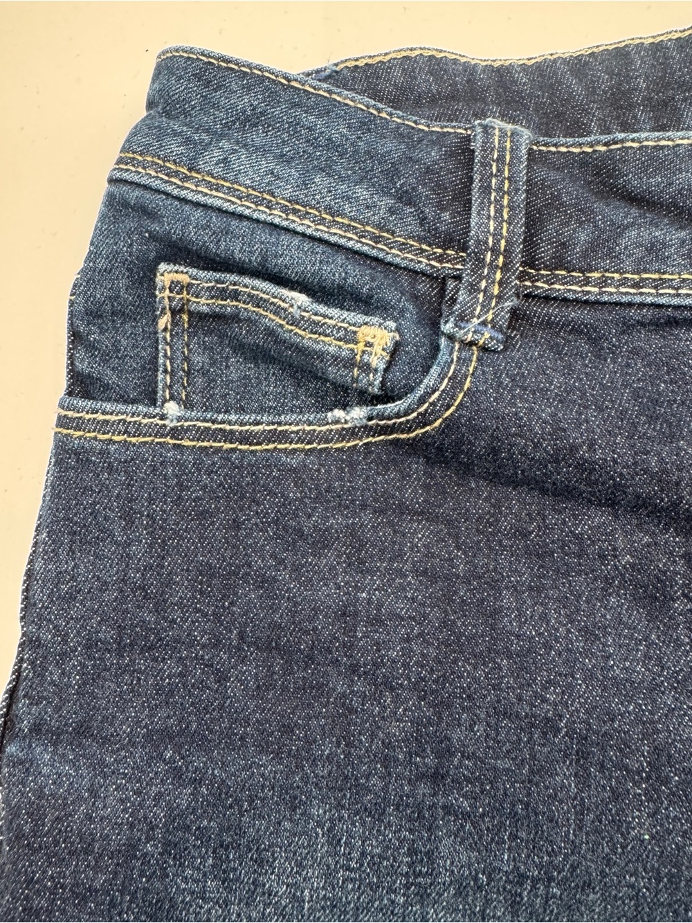 Guess Los Angeles Indigo Wash Cuffed Denim Shorts Rise 8.5" Inseam 3" Size 6 - Picture 3 of 13